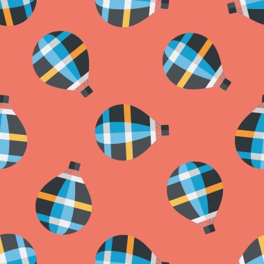 Ulaşım sıcak hava balon düz simgesi, eps10 Dikişsiz desen arka plan