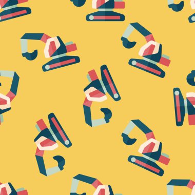 Ulaşım tarak düz simgesi, eps10 Dikişsiz desen arka plan