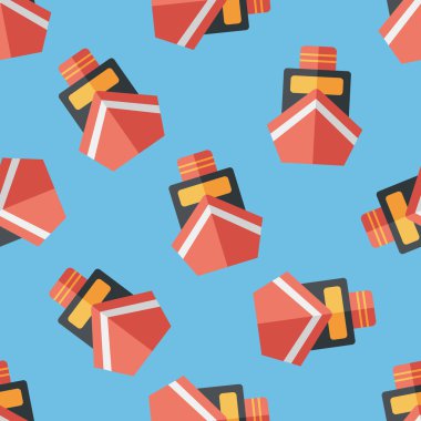 tekne düz simgesi Dikişsiz desen arka plan