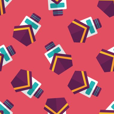 tekne düz simgesi Dikişsiz desen arka plan