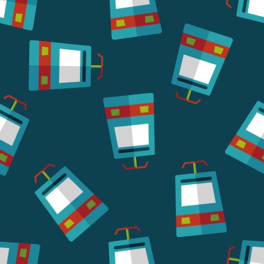 hızlı tren yassı simgesi Dikişsiz desen arka plan