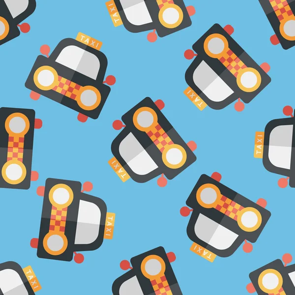 taxi flat icon seamless pattern background