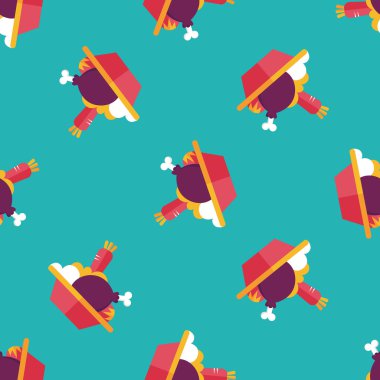 Salata düz simgesi, eps10 Dikişsiz desen arka plan