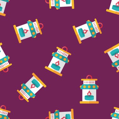 Noel fener düz simgesi, eps10 Dikişsiz desen arka plan