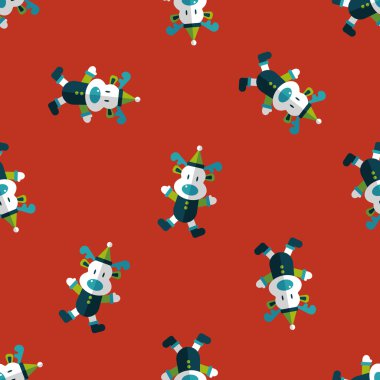 Ren geyiği düz simgesi, eps10 Dikişsiz desen arka plan