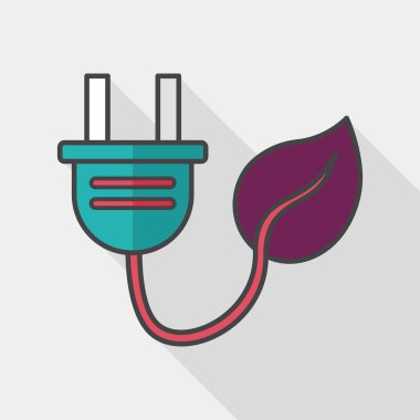 Uzun Gölge, eps1 ile çevre koruma kavramı düz simgesi