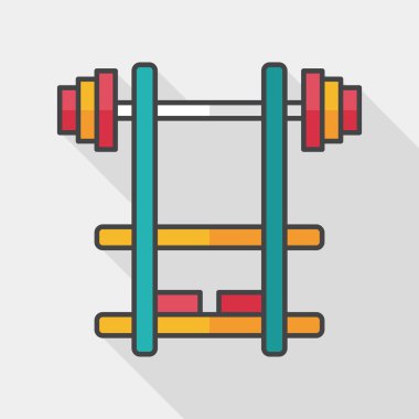 Uzun Gölge, eps10 ile Halter düz simgesi