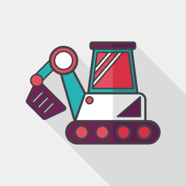 Uzun Gölge, eps10 ile ulaşım tarak düz simgesi