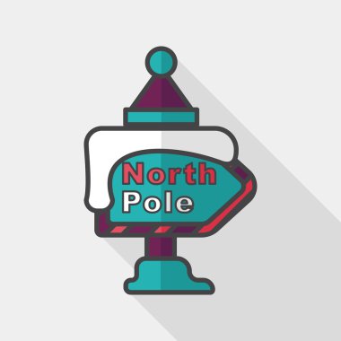 Uzun Gölge, eps10 ile işaret düz simgesi