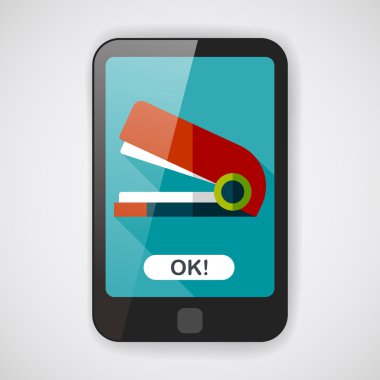 zımba ile uzun gölge, eps10 düz simgesi