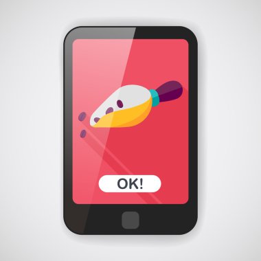 kahve çekirdeği uzun gölge, eps10 düz simgesiyle