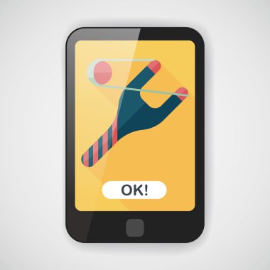 Uzun Gölge, eps10 sapan düz simgesi