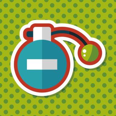 Uzun Gölge, eps10 parfüm düz simgesi