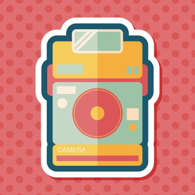 Uzun Gölge, eps10 ile kamera düz simgesi