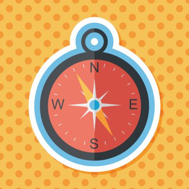 Uzun Gölge, eps10 ile pusula düz simgesini