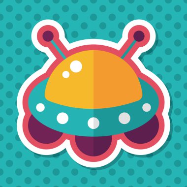 Uzun Gölge, eps10 alanı düz simgesiyle