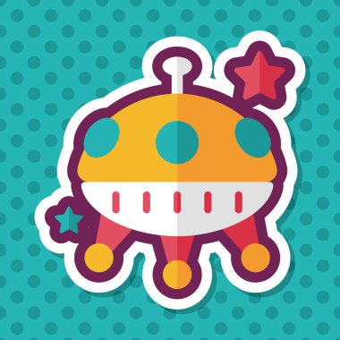 Uzun Gölge, eps10 alanı düz simgesiyle