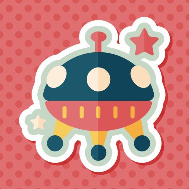 Uzun Gölge, eps10 alanı düz simgesiyle