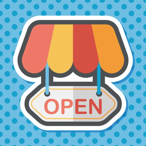 Open sign business shop icon we are Royalty Free Vector