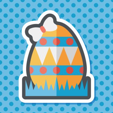 Uzun Gölge, eps10 Paskalya yortusu yumurta düz simgesiyle