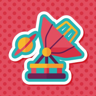 Uzun Gölge, eps10 Uzay Teleskobu düz simgesiyle