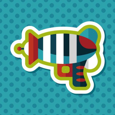 Uzun Gölge, eps10 ile alan silah düz simgesi