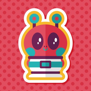 Uzun Gölge, eps10 alanı yabancı düz simgesiyle