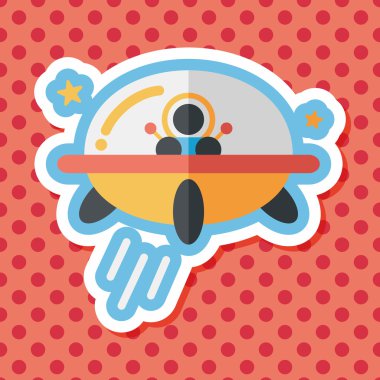 Uzun Gölge, eps10 alanı düz simgesiyle