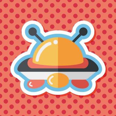 Uzun Gölge, eps10 alanı düz simgesiyle