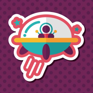 Uzun Gölge, eps10 alanı düz simgesiyle