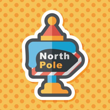 Uzun Gölge, eps10 ile işaret düz simgesi