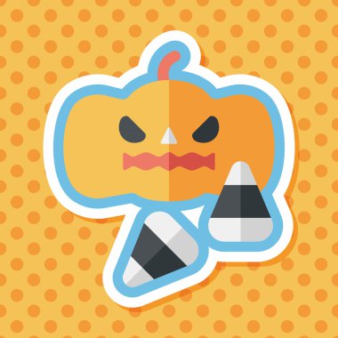 Uzun Gölge, eps10 ile kabak düz simgesi