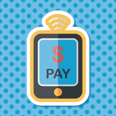 Uzun Gölge, eps10 ile düz simgesi alışveriş online cep telefonu