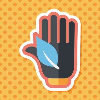 Uzun Gölge, eps1 ile çevre koruma kavramı düz simgesi