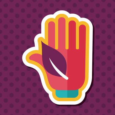 Uzun Gölge, eps1 ile çevre koruma kavramı düz simgesi