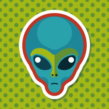 Uzun Gölge, eps10 alanı yabancı düz simgesiyle