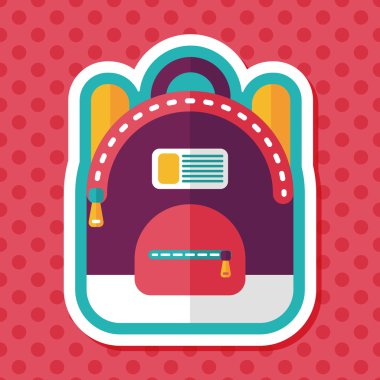 sırt düz uzun gölge simgesiyle