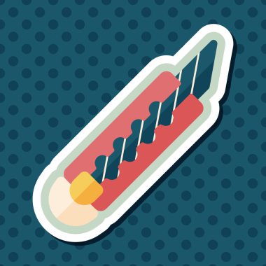 Uzun Gölge, eps10 ile yeni bıçak düz simgesi