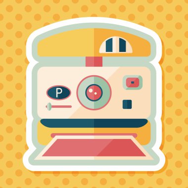 Uzun Gölge, eps10 ile kamera düz simgesi