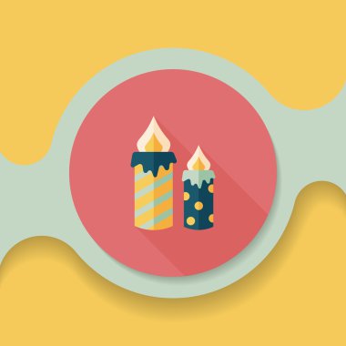 mum uzun gölge, eps10 düz simgesi