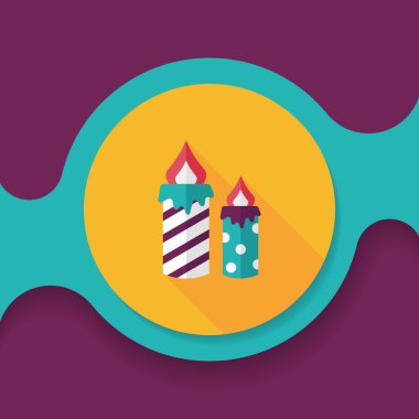 mum uzun gölge, eps10 düz simgesi