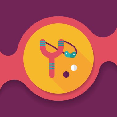 Uzun Gölge, eps10 sapan düz simgesi