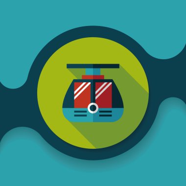 Uzun Gölge, eps10 tramvay düz simgesiyle