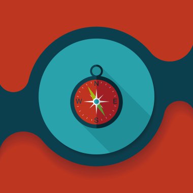 Uzun Gölge, eps10 ile pusula düz simgesini