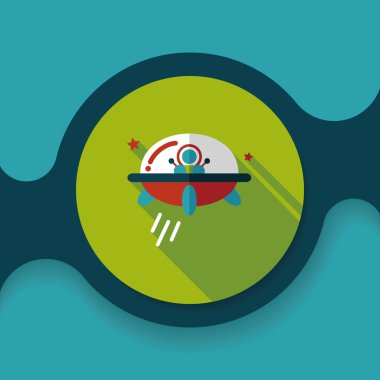 Uzun Gölge, eps10 alanı düz simgesiyle