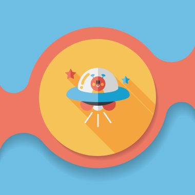 Uzun Gölge, eps10 alanı düz simgesiyle