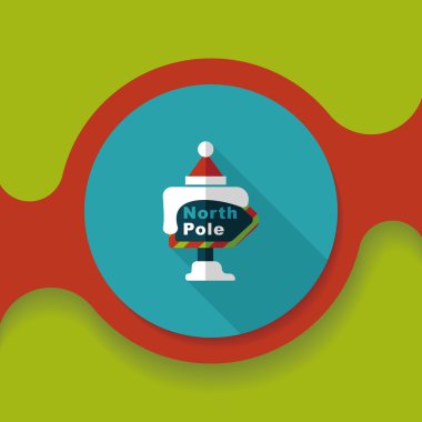 Uzun Gölge, eps10 ile işaret düz simgesi