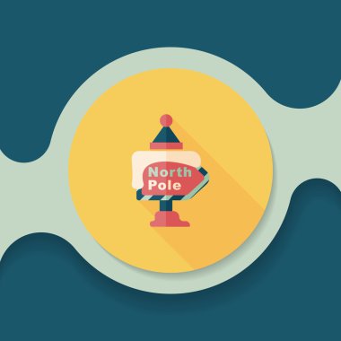 Uzun Gölge, eps10 ile işaret düz simgesi