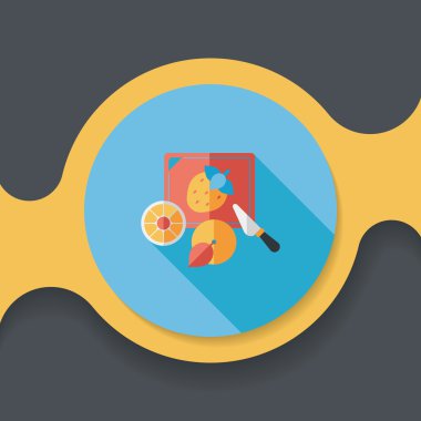 Uzun Gölge, eps10 ile kesme oyuncak düz simgesi