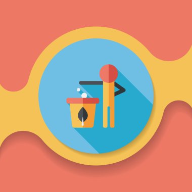 Uzun Gölge, eps1 ile çevre koruma kavramı düz simgesi